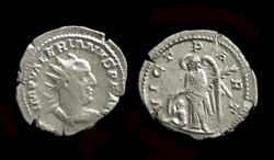 Valerian I, AR Antoninianus, Scarce Moesia Viminacium Mint, Very Rare!